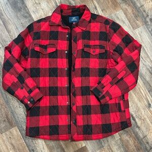 George Plaid Lined Wool Flannel Jacket